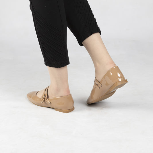 Ballerine vernis - nude / AS60