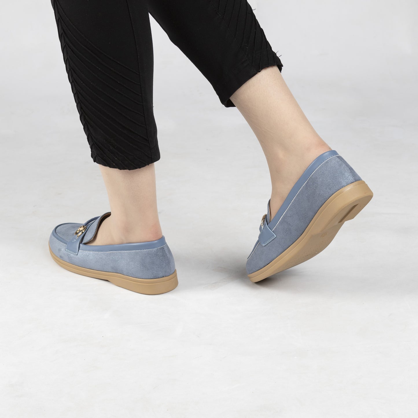 Mocassin En Daim - Bleu / AS48