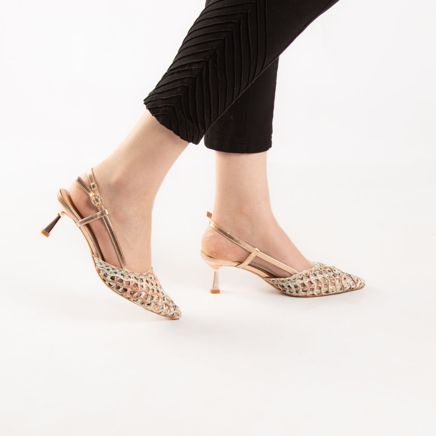Escarpin A Talon Aiguille - Brown / AS09