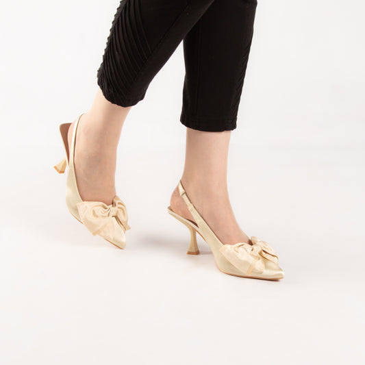 Escarpin A Talon Aiguille - Gold / AS06