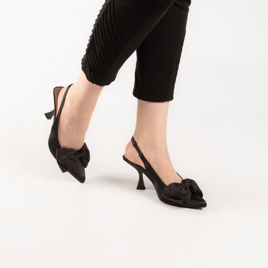 Escarpin A Talon Aiguille - Noir / AS07