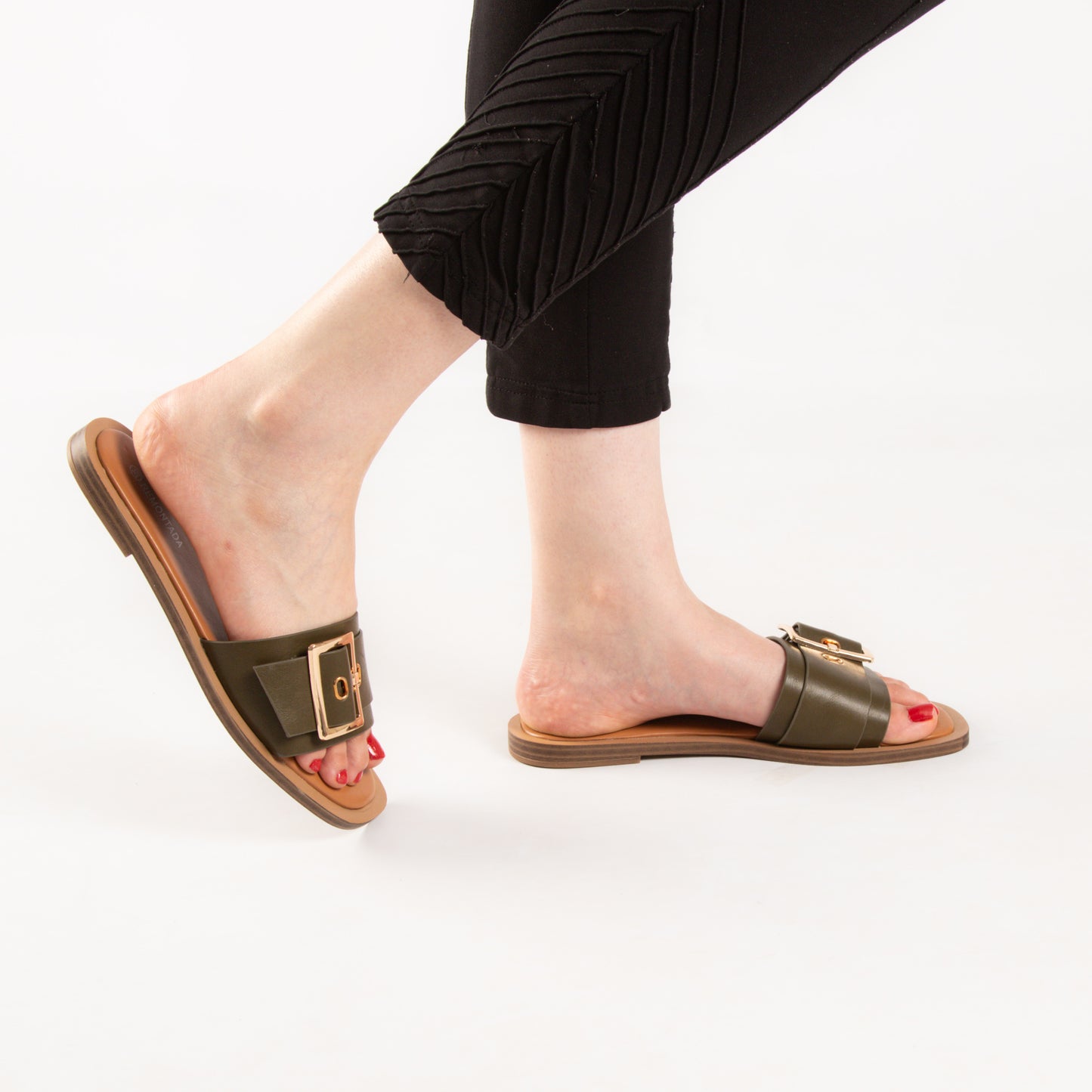 Mule - simili cuir - Vert / AS94