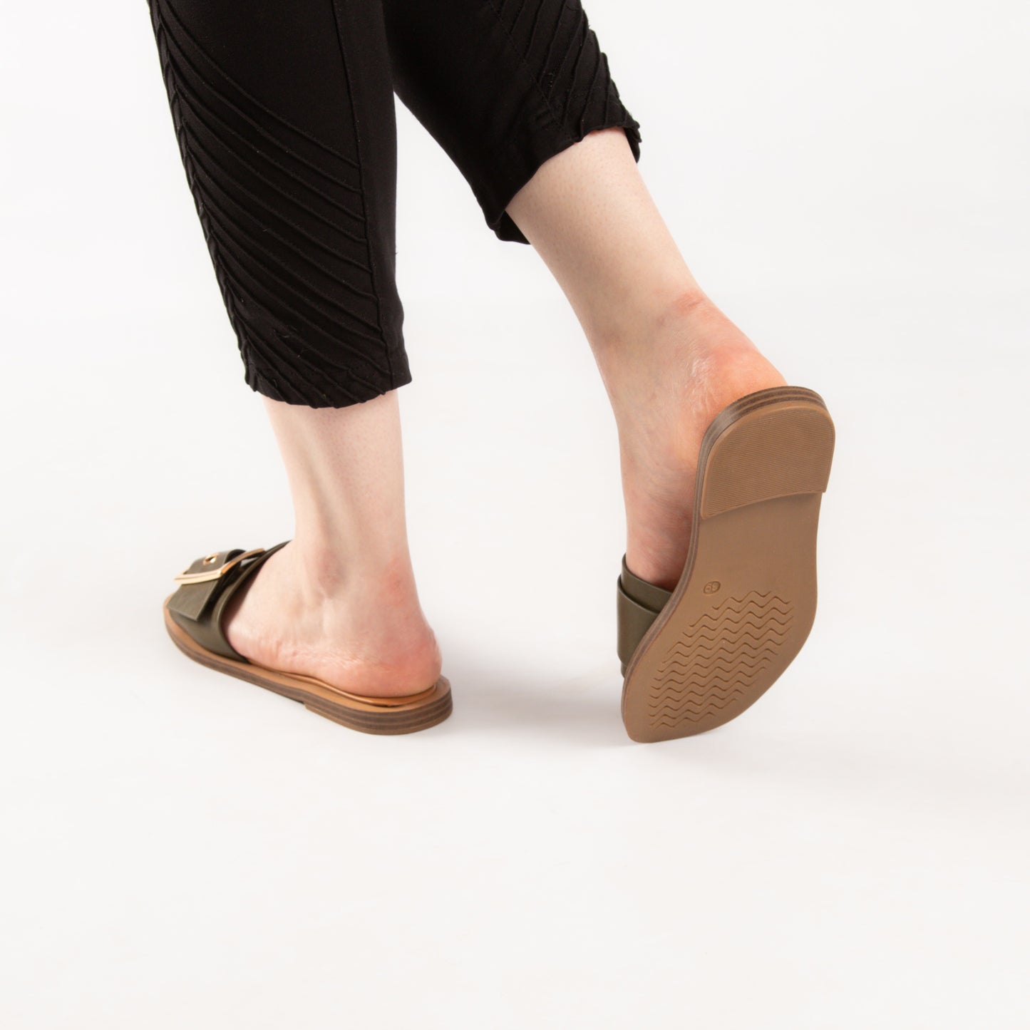 Mule - simili cuir - Vert / AS94