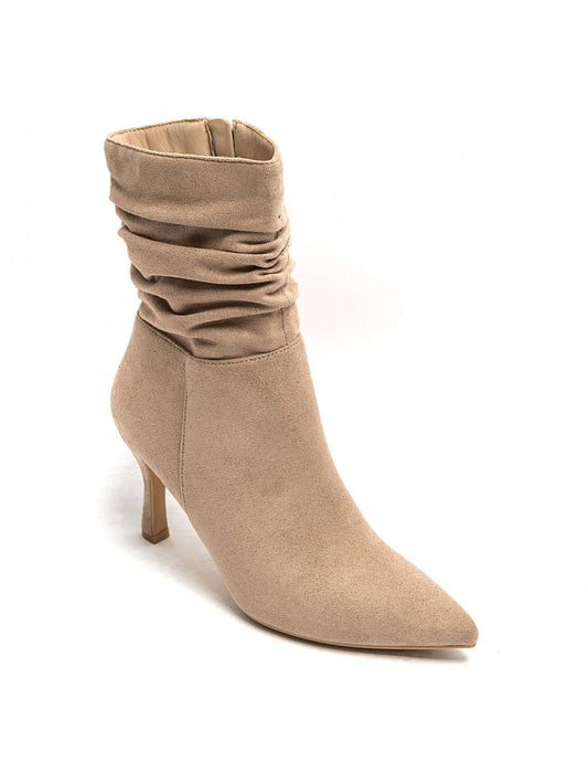 Bottine - daim - Kaki / AS131