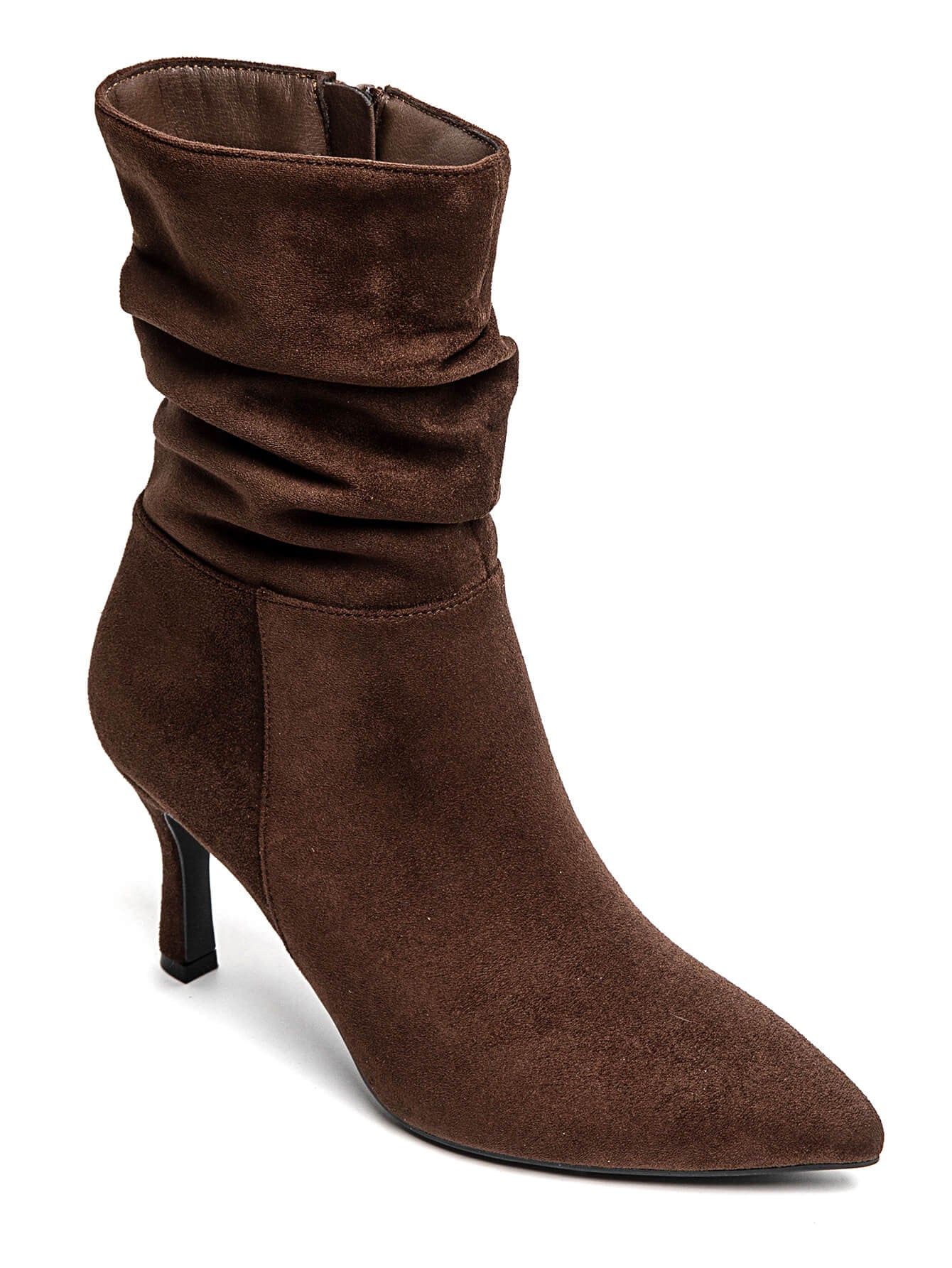 Bottine - daim - Marron / AS132