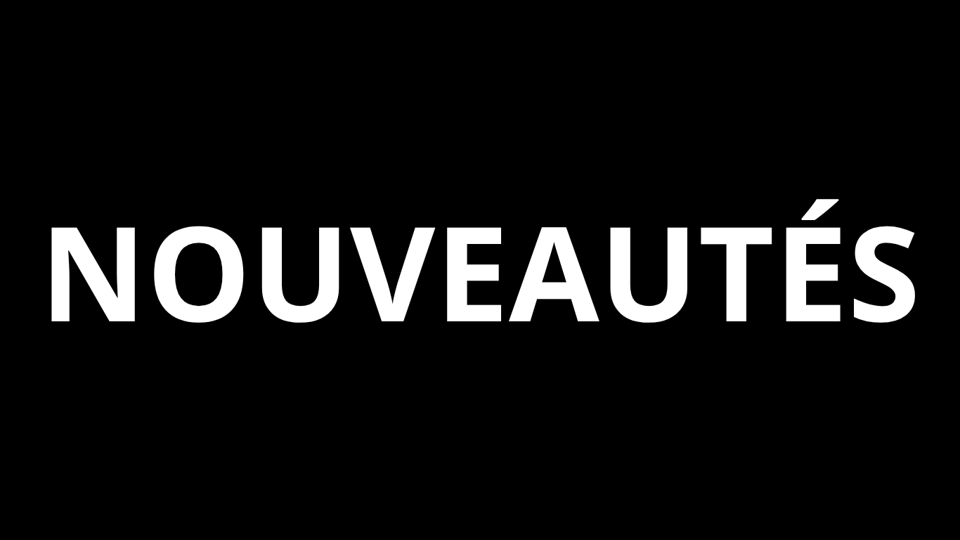 Nouveautés