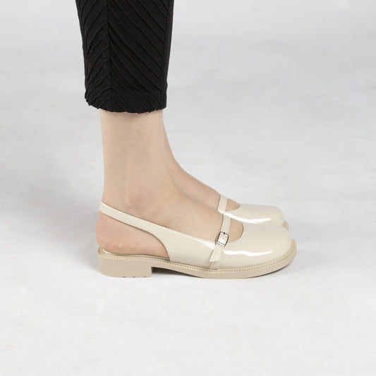 Ballerine Vernis - Beige  / AL-2
