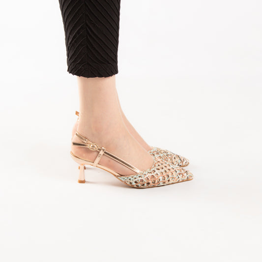 Escarpin A Talon Aiguille - Brown / AS09