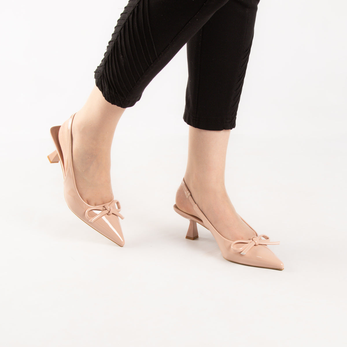 Escarpin - slingback - nude / ref : AS10