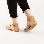 Sandale - simili cuir - yellow / ref : AS93