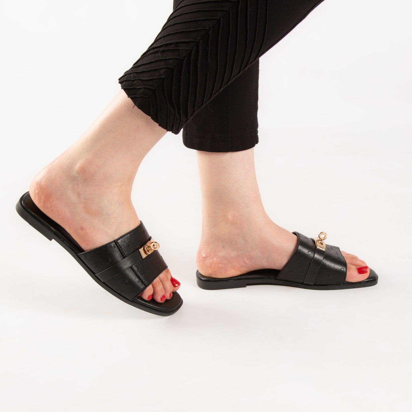 Mule - simili cuir - Noir / MT03