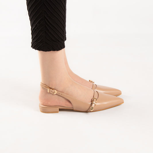 Escarpin - simili cuir - Khaki / AS25