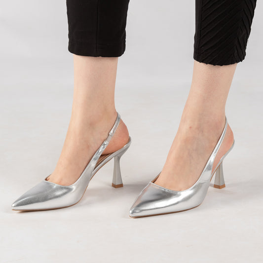 Escarpin A Talon - Silver / AS28