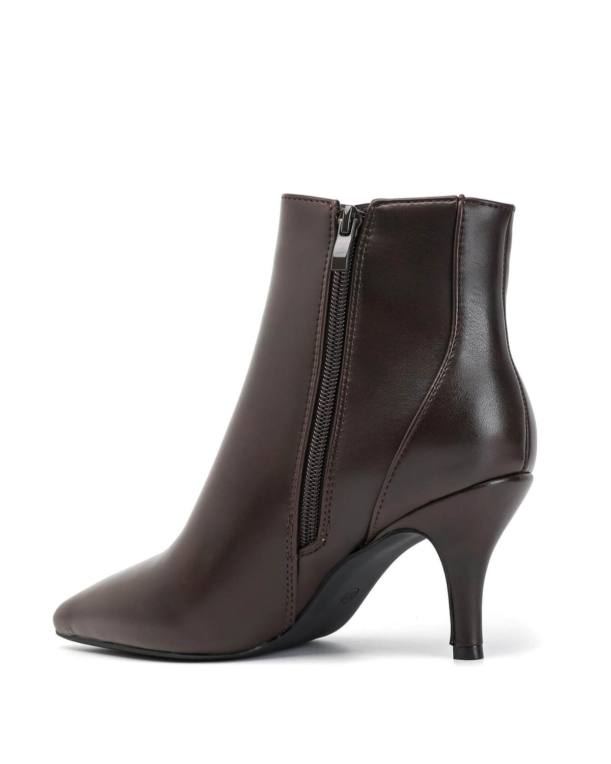 Bottine - simili cuir - brown / Réf. AS206