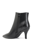 Bottine - simili cuir - noir / Réf. AS207