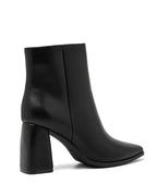Bottine - simili cuir - noir / Réf. AS195