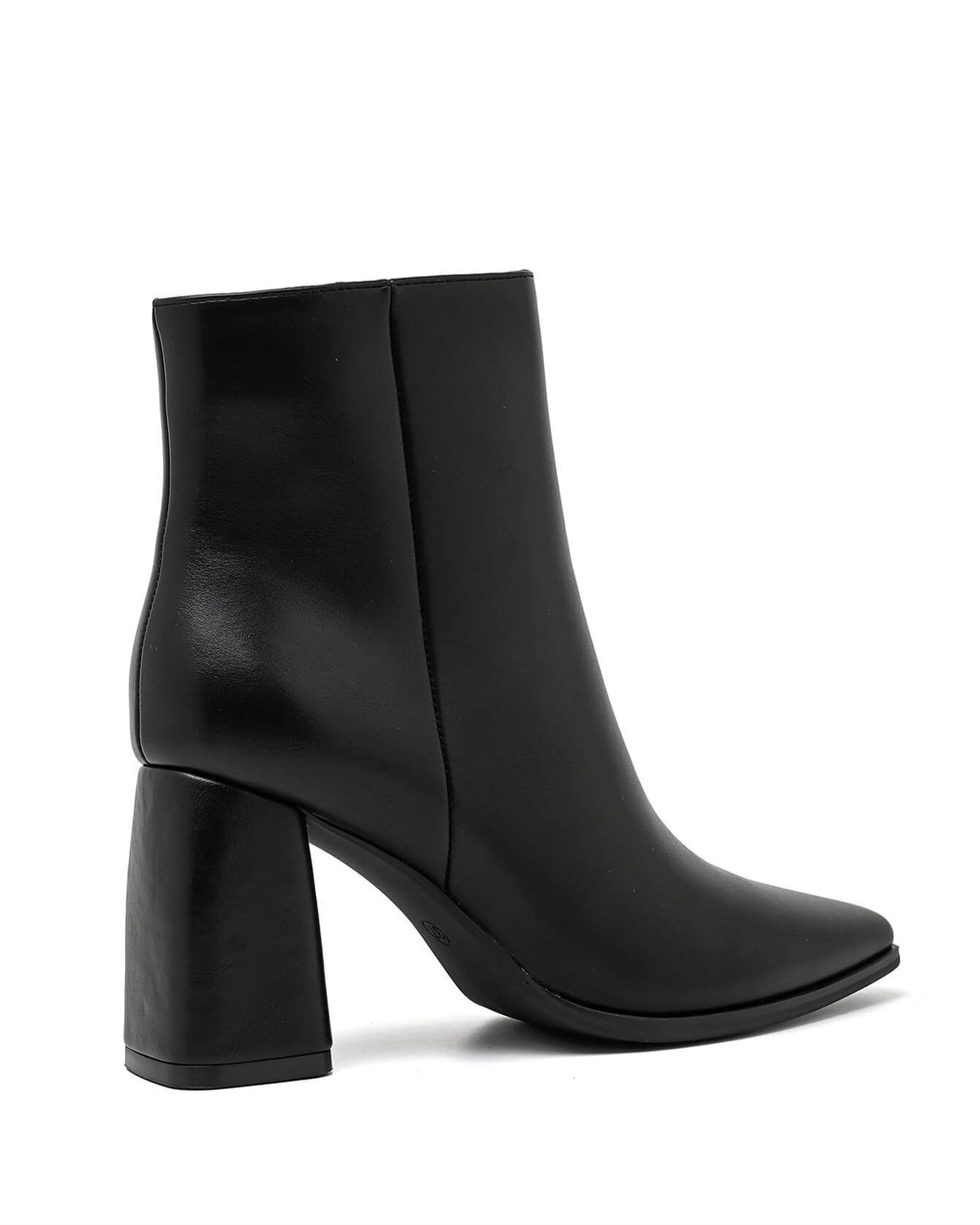 Bottine - simili cuir - noir / Réf. AS195
