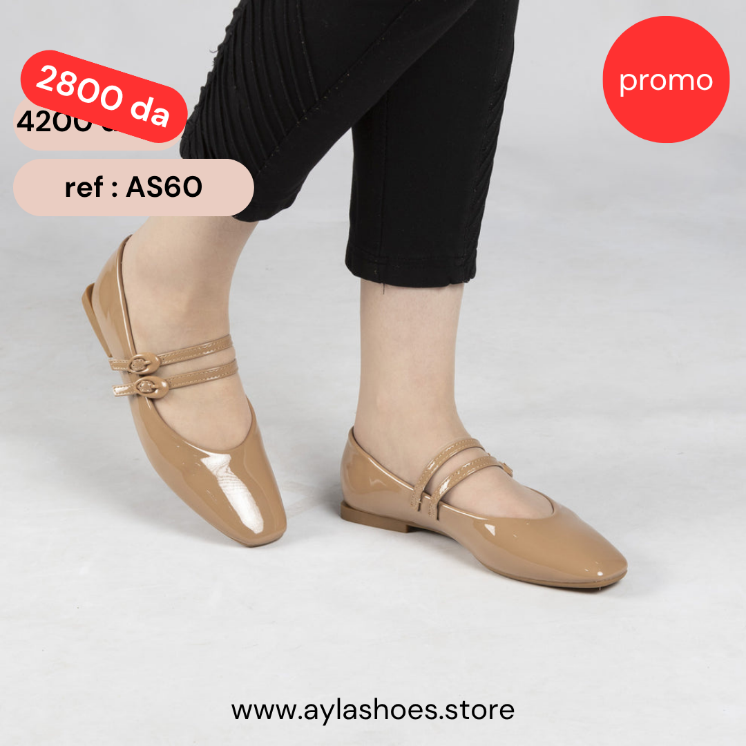 Ballerine Vernis - Nude / AS60