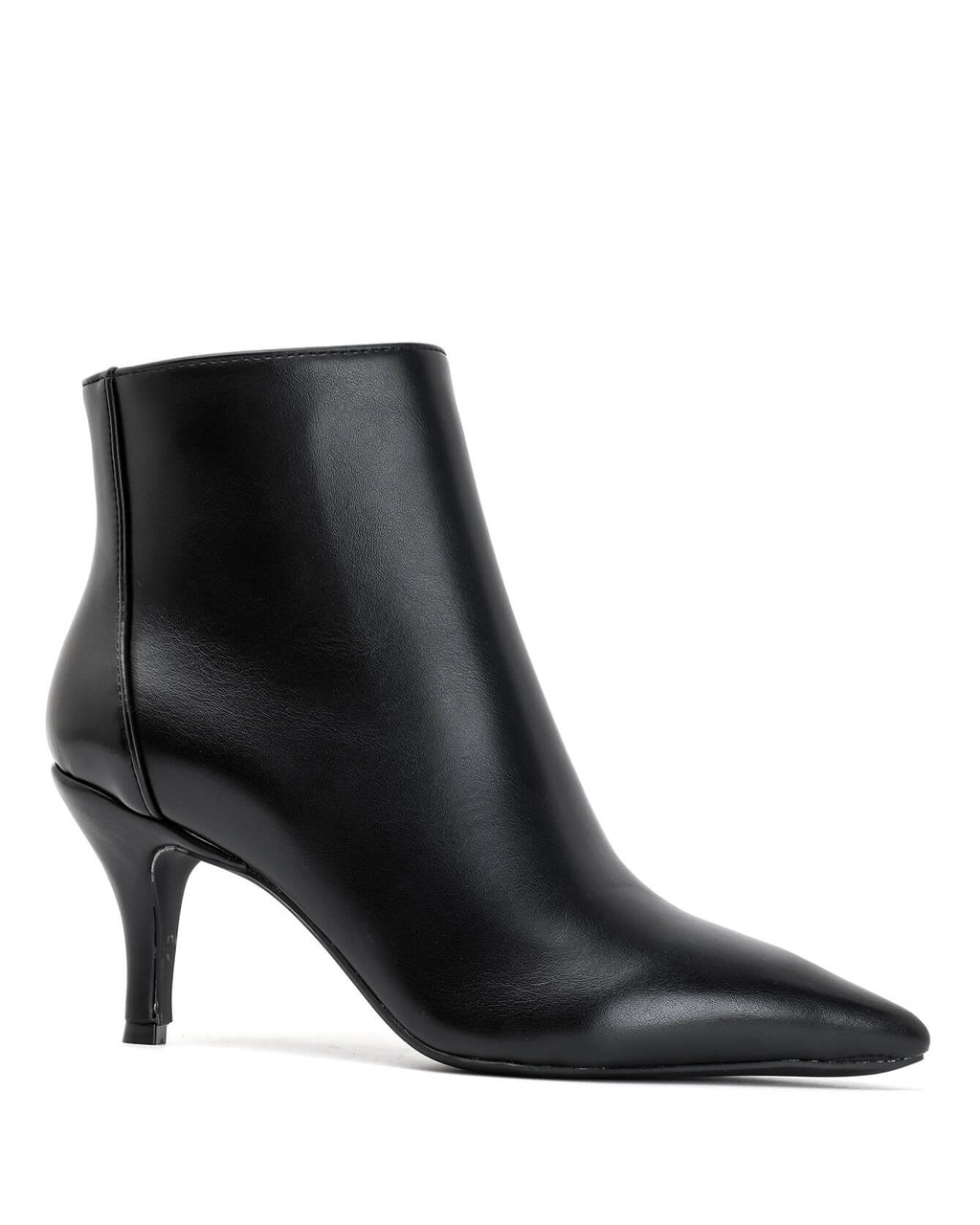 Bottine - simili cuir - noir / Réf. AS207