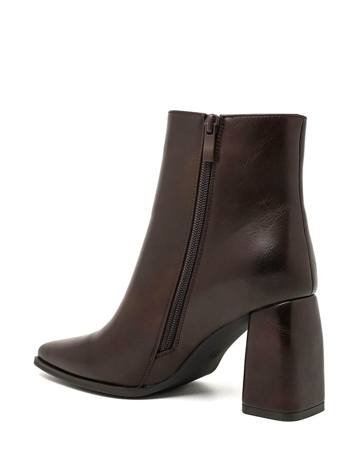 Bottine - simili cuir - brown / Réf. AS194