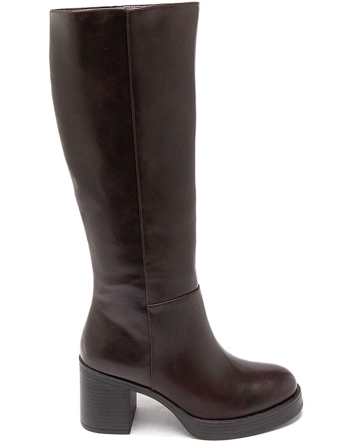 Cavalière - simili cuir - brown / Réf. AS198