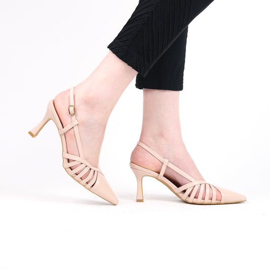 Escarpin à talon aiguille - nude / AS145