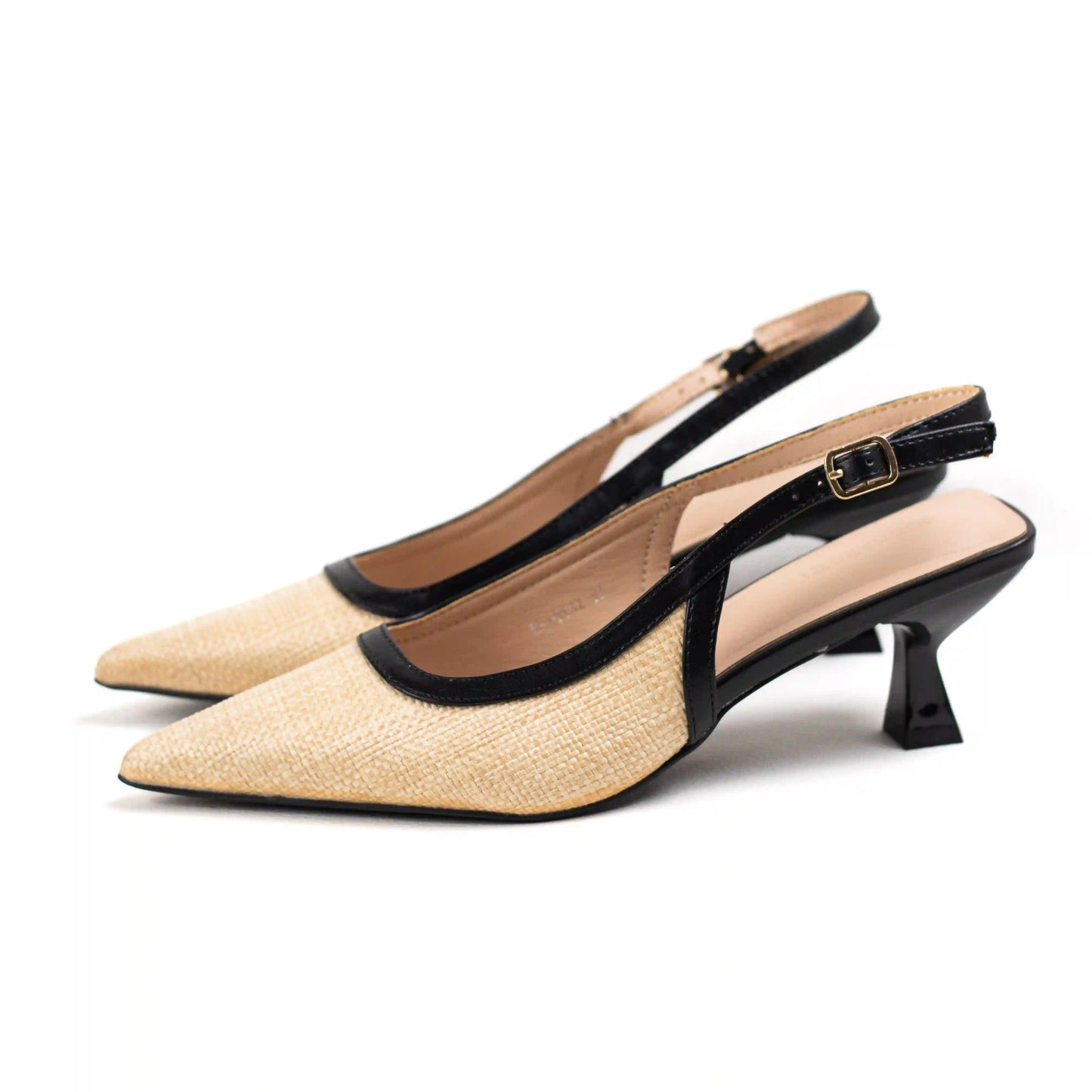 Escarpin - slingback - noir / ref : AS02