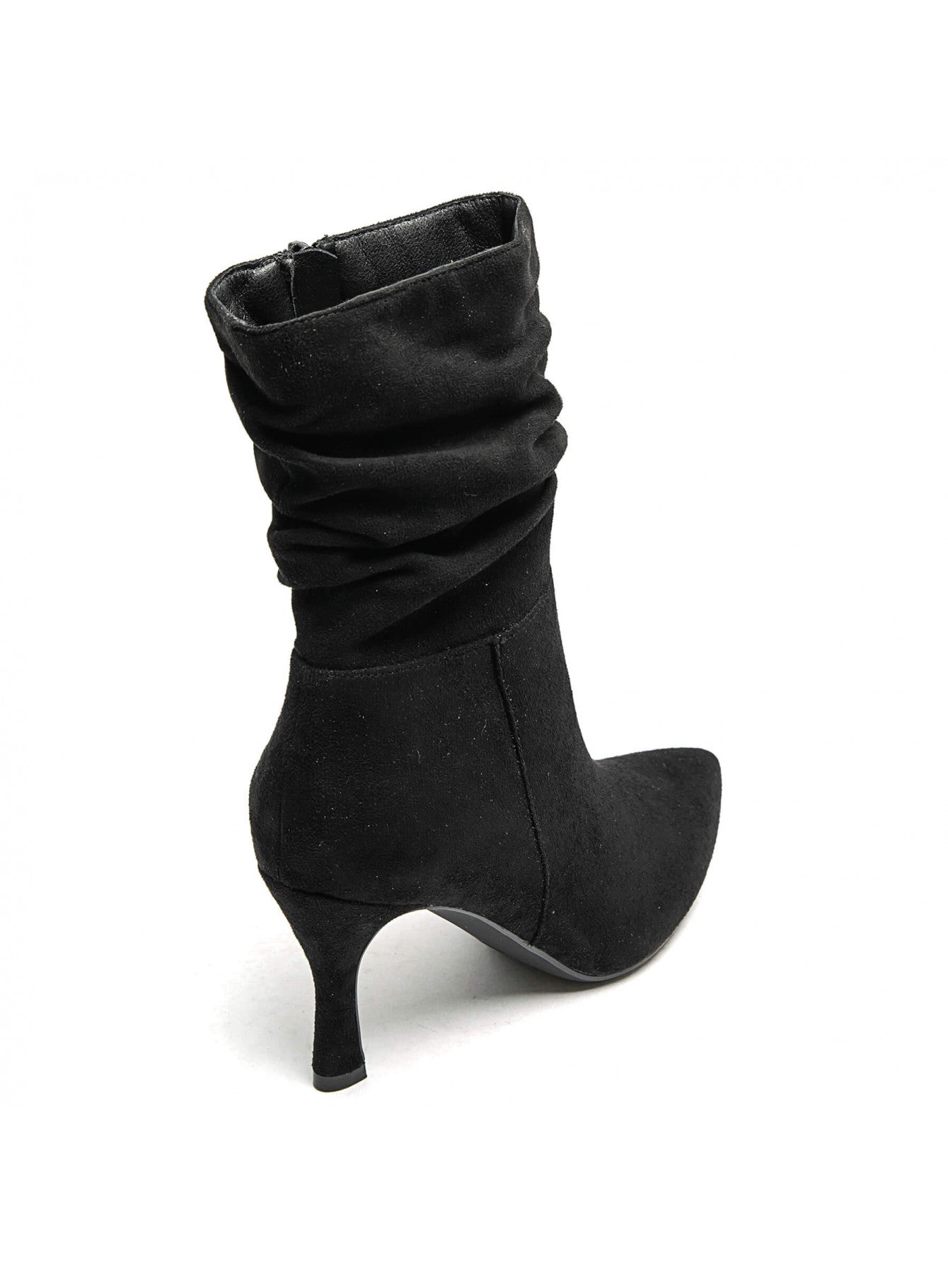 Bottine - daim - Noir / AS129