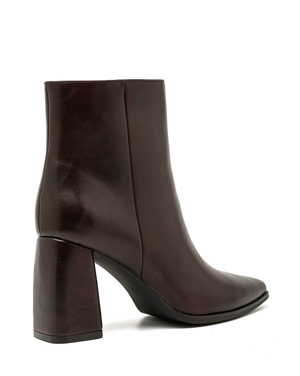 Bottine - simili cuir - brown / Réf. AS194