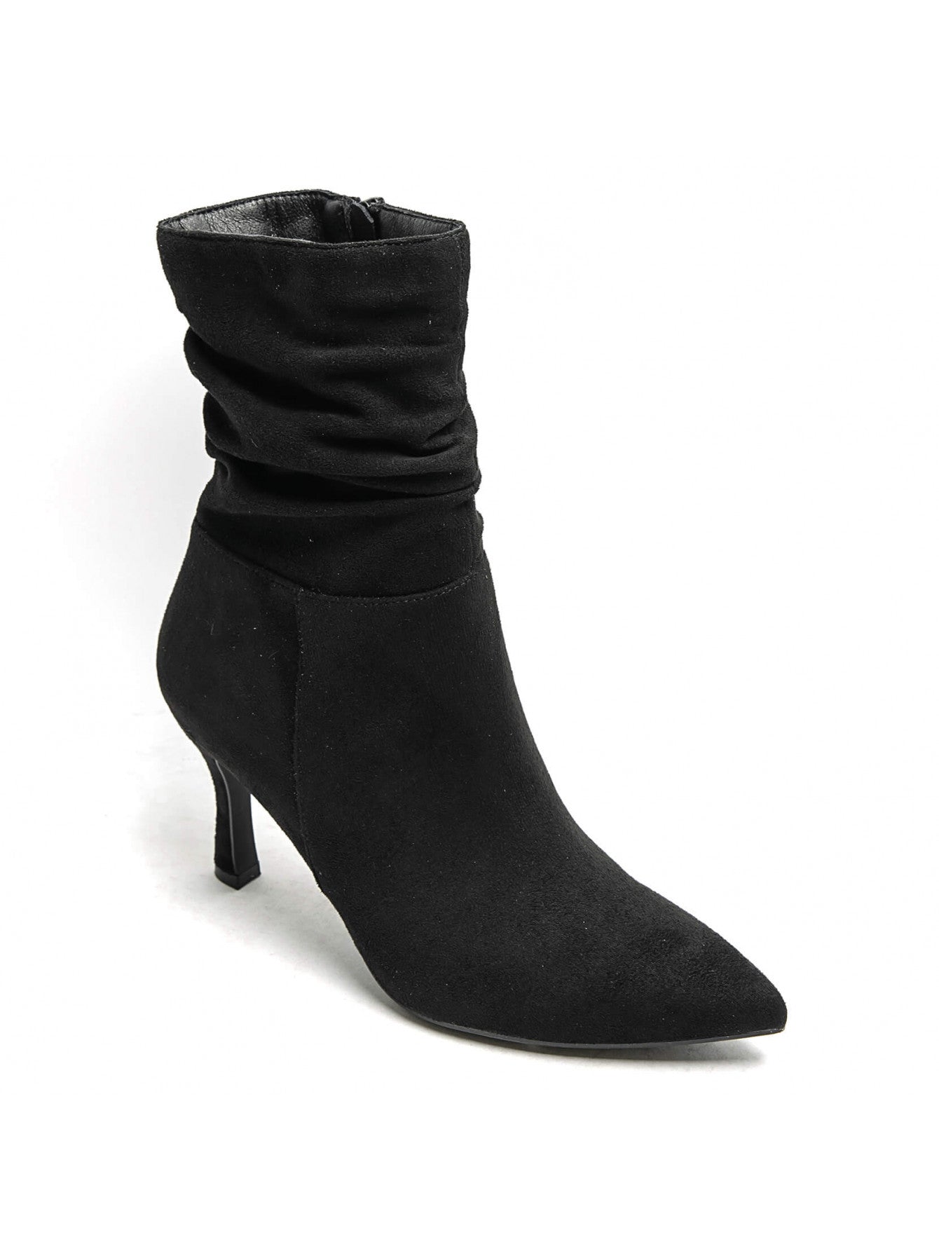 Bottine - daim - Noir / AS129