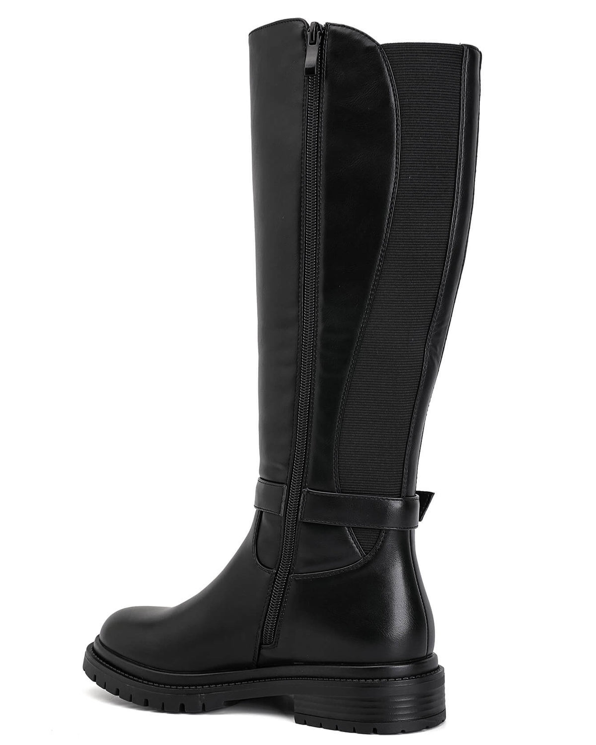 Cavalière - simili cuir - noir / Réf. AS216