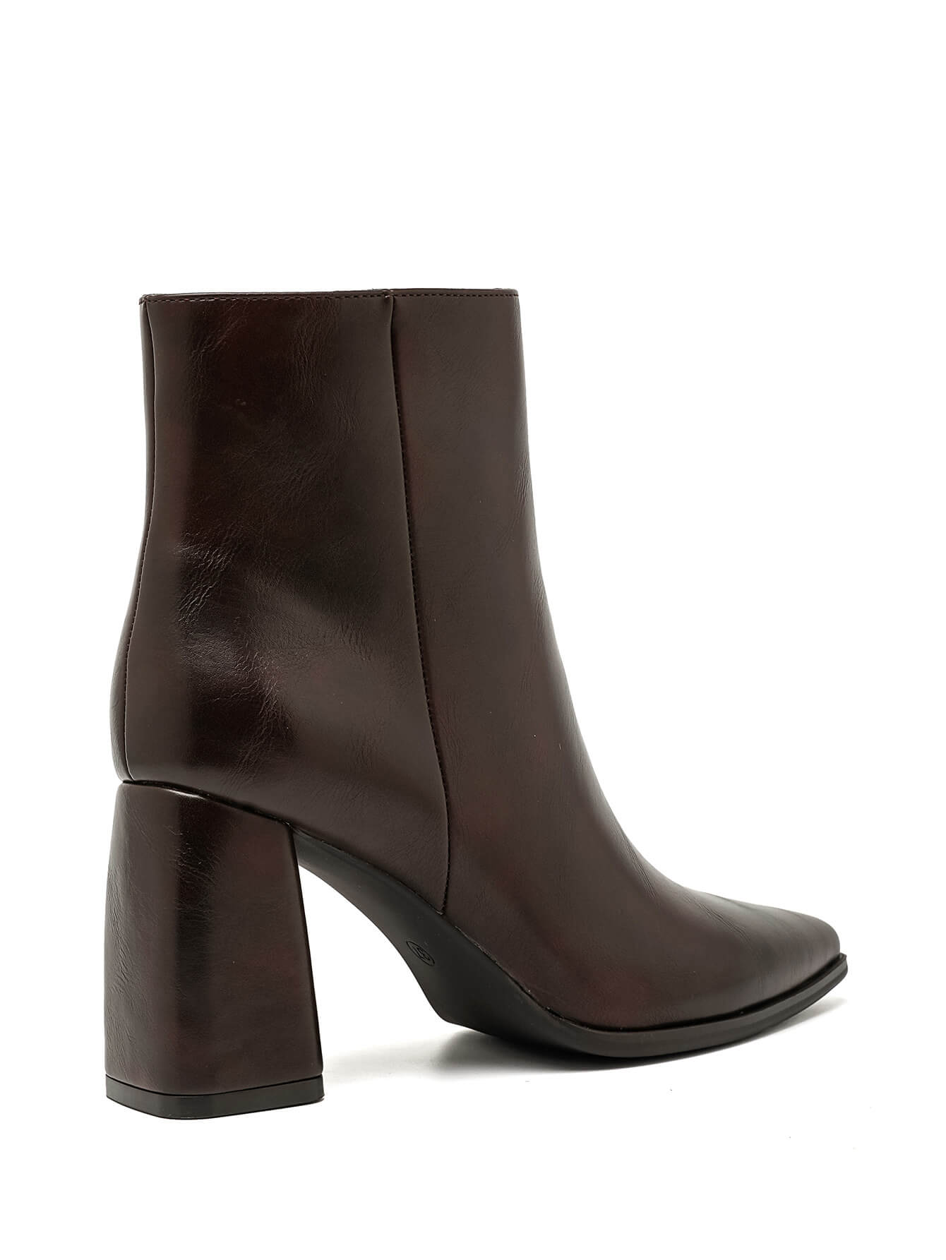 Bottine - simili cuir - brown / ref : AS194