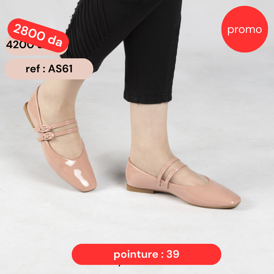 Ballerine Vernis - Pink / AS61