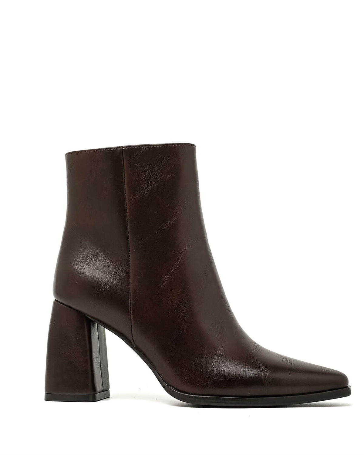 Bottine - simili cuir - brown / Réf. AS194
