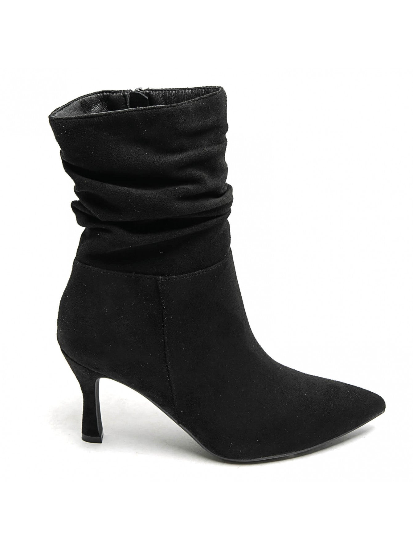 Bottine - daim - Noir / AS129