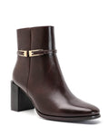 Bottine - simili cuir - brown / Réf. AS211