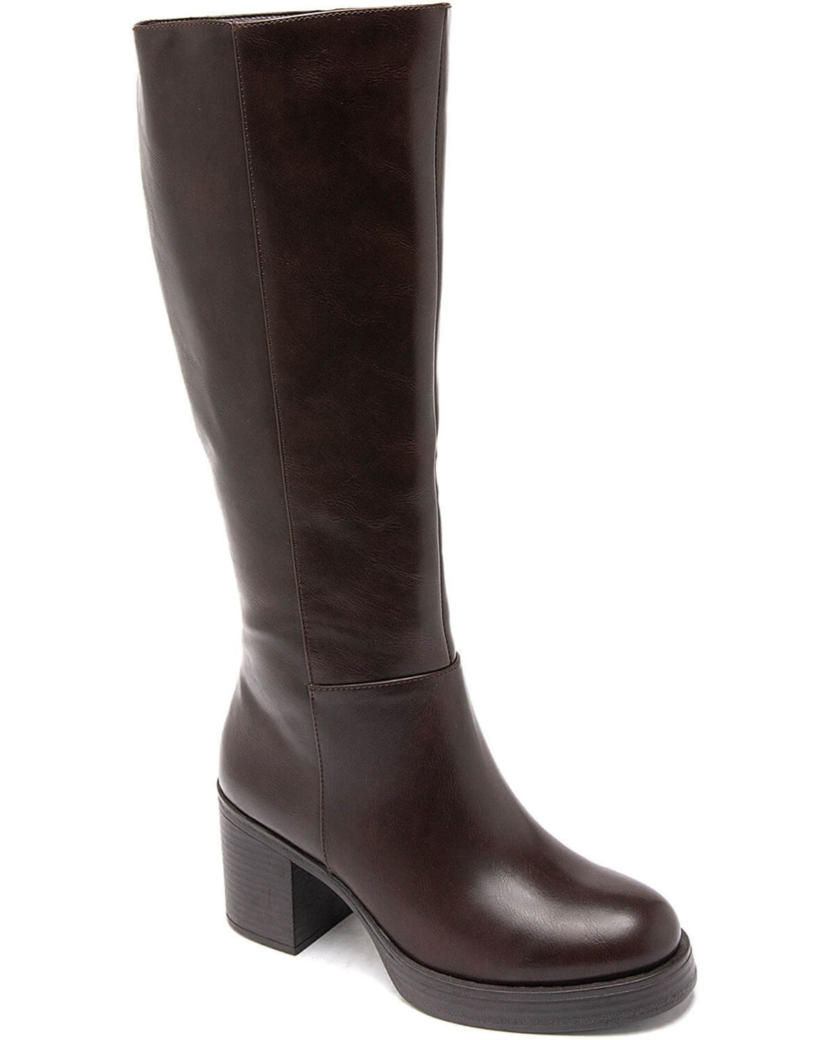 Cavalière - simili cuir - brown / Réf. AS198