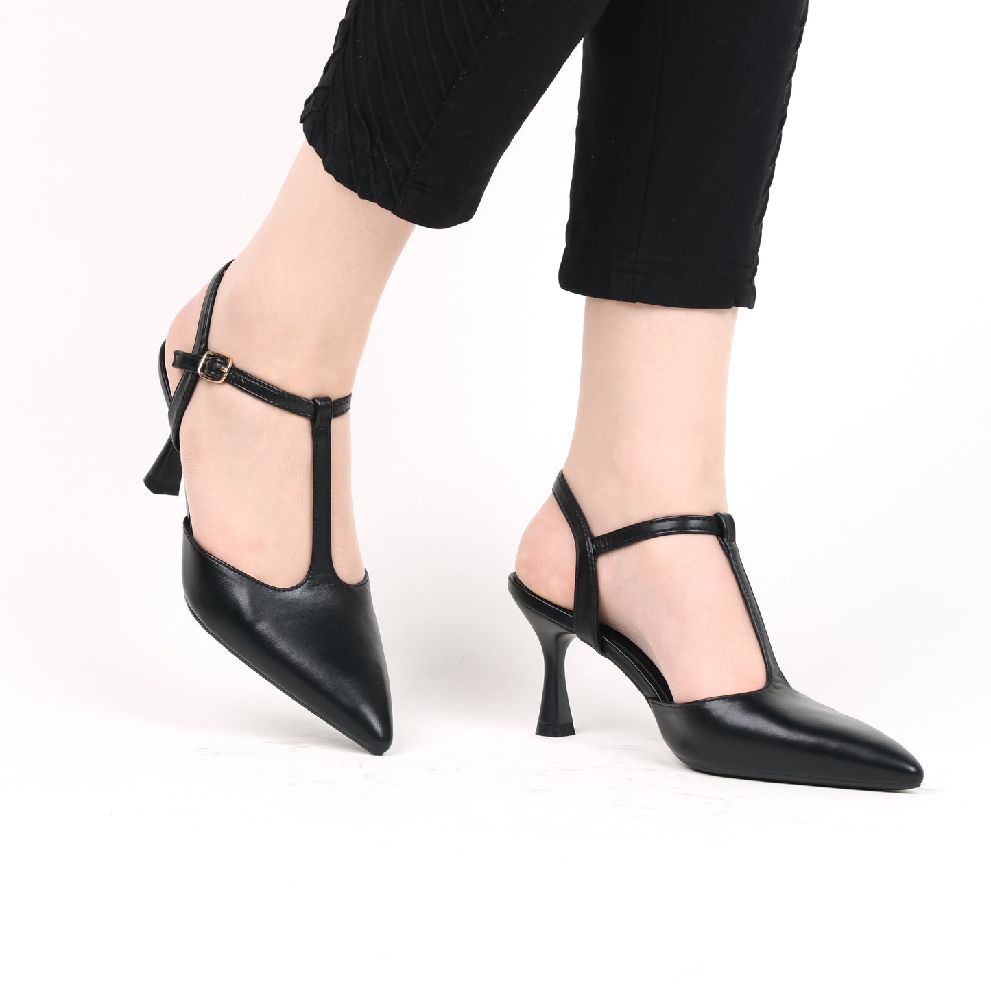 Escarpin à talon aiguille - noir / AS148