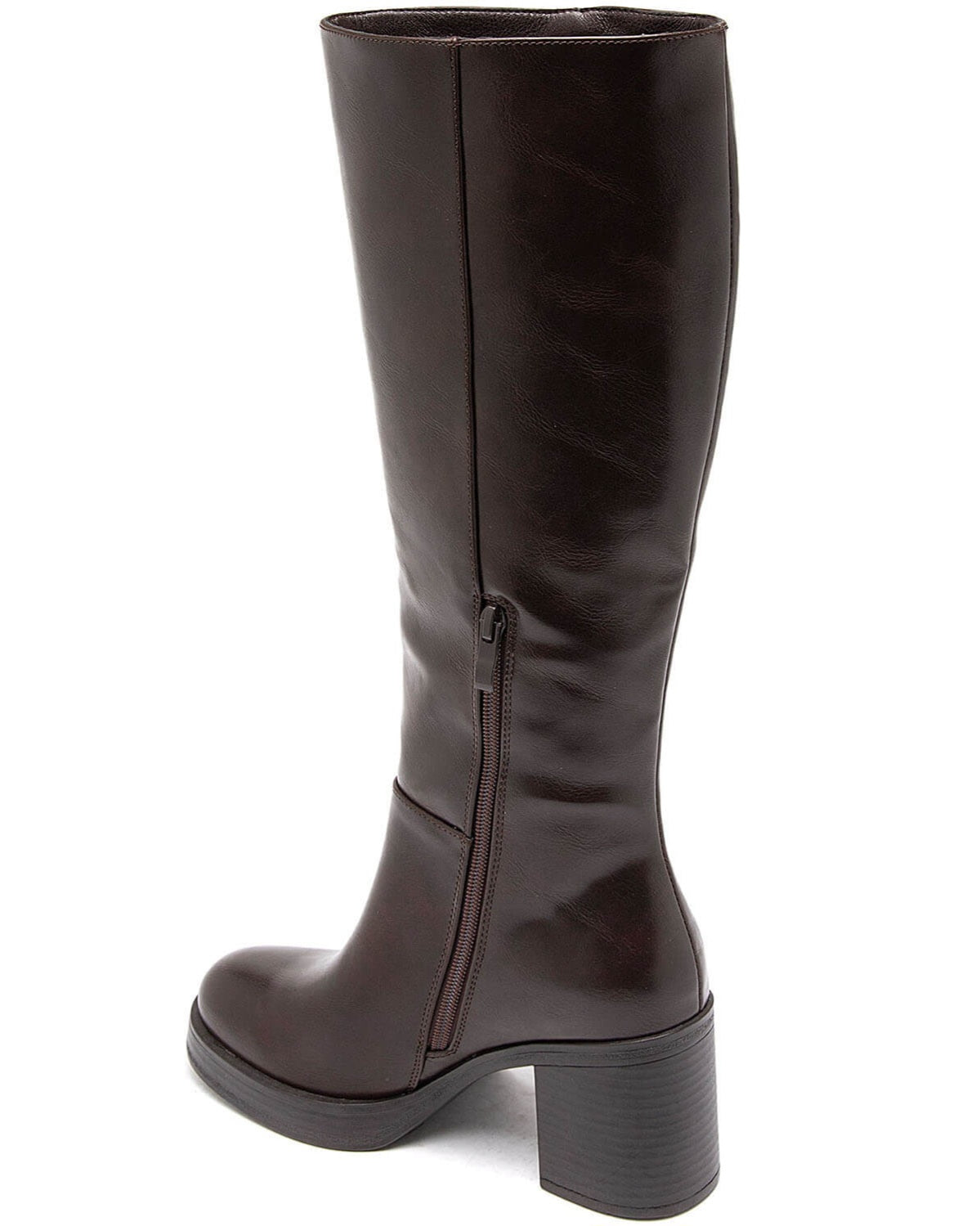 Cavalière - simili cuir - brown / Réf. AS198