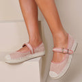 Espadrille - daim - pink / ref : AS183