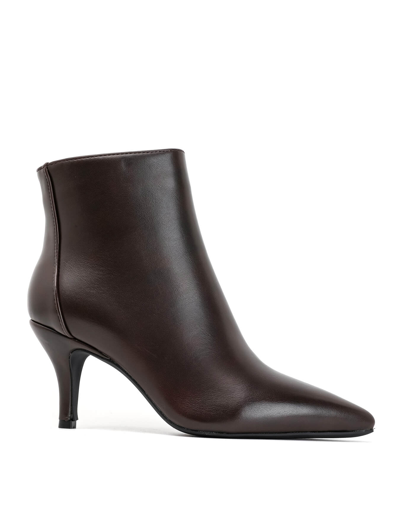 Bottine - simili cuir - brown / ref : AS206